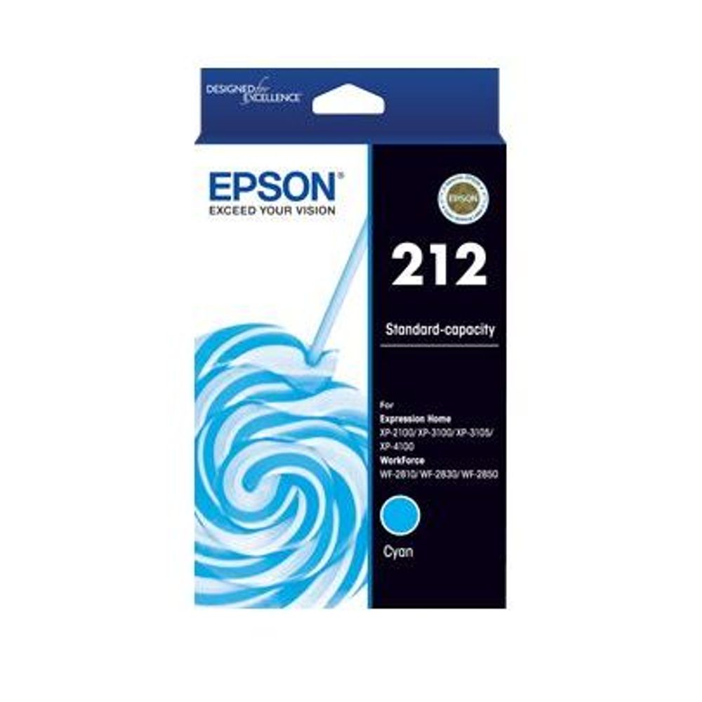 C13T02R292 - Epson 212 Cyan Ink Cartridge