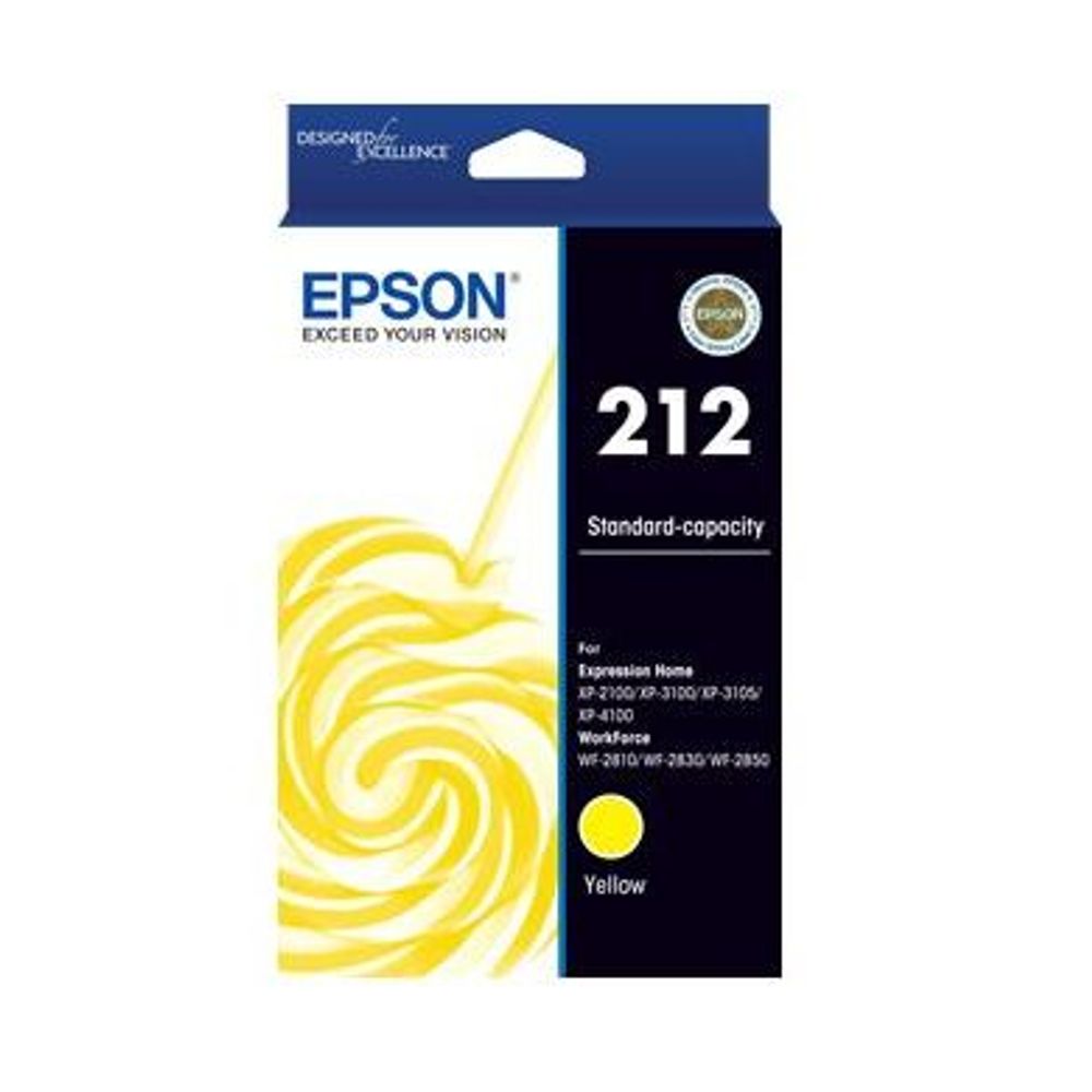 C13T02R492 - Epson 212 Yellow Ink Cartridge