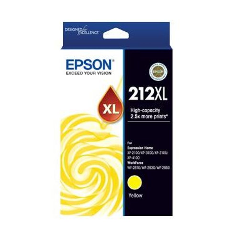 C13T02X492 - Epson 212XL Yellow High Yield Ink Cartridge