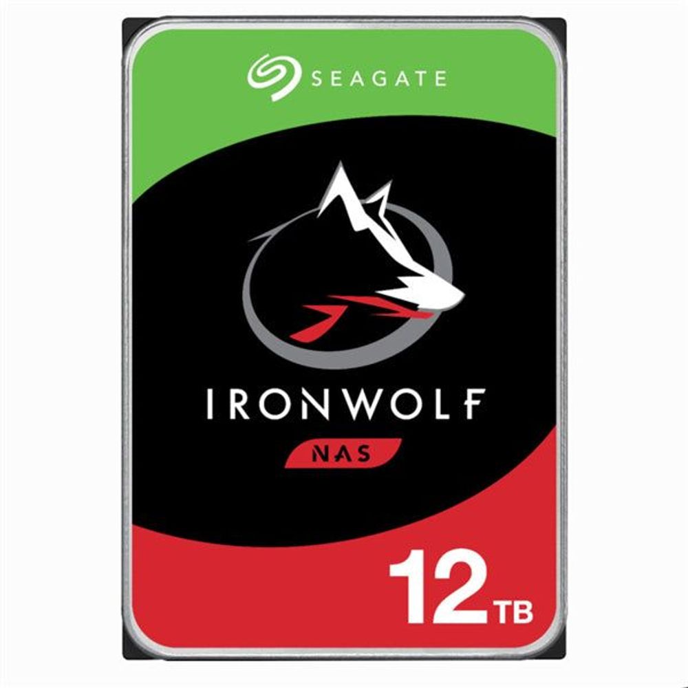ST12000VN0008 - Seagate IronWolf 12TB SATA 3.5"7200RPM 256MB NAS HDD 3Yr Wty
