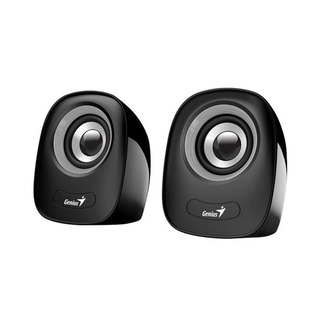 SP-Q160 - Genius SP-Q160 Black USB Powered Mini Speakers - Black/Grey