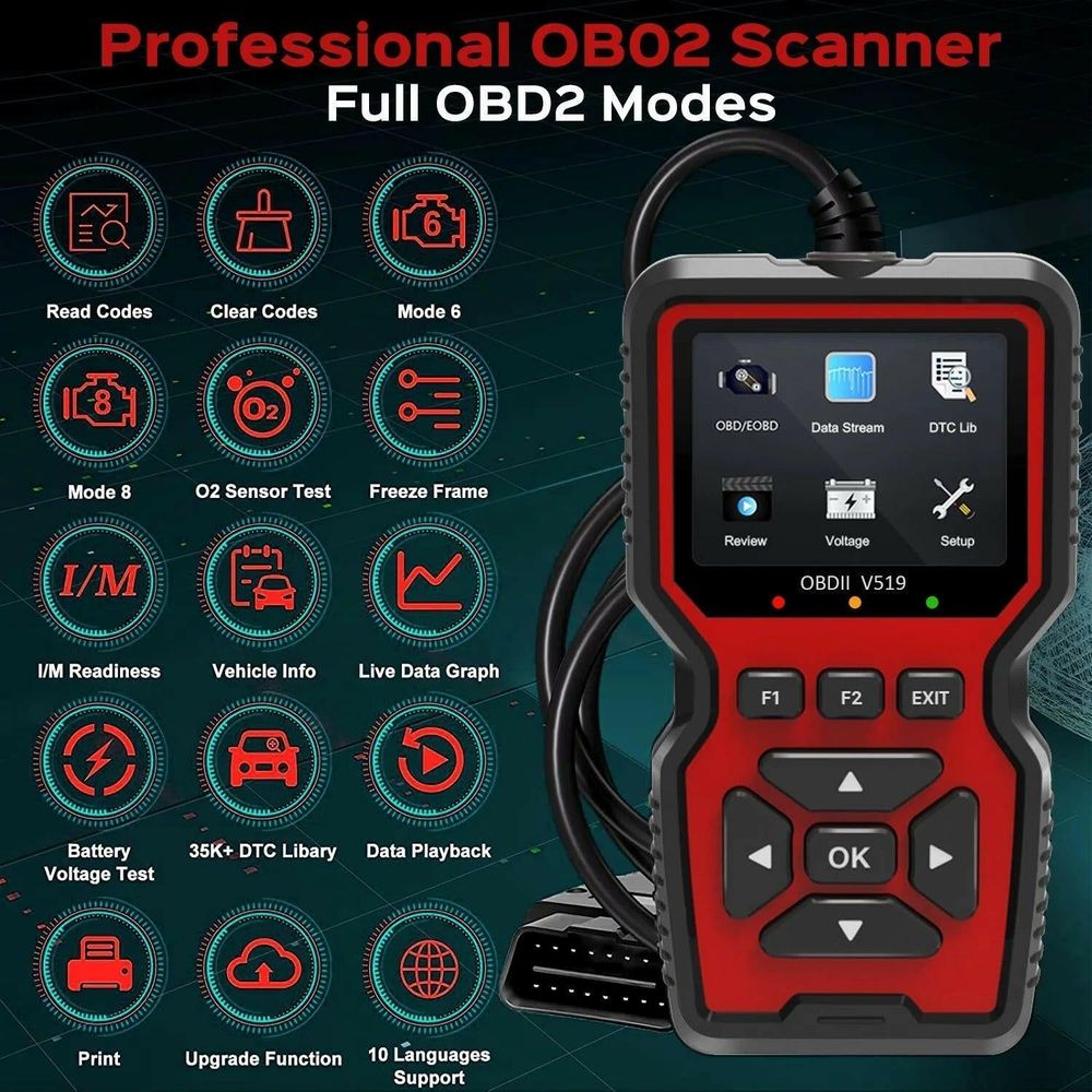 OBD2 Scanner - diagnostic tool for mechanics, DIY enthusiasts