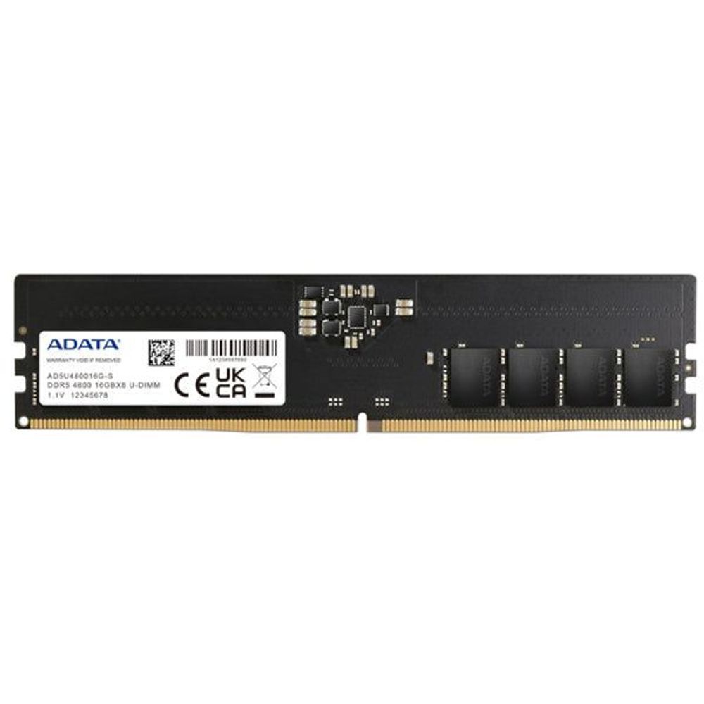 AD5U480016G-S - Adata 16GB DDR5-4800 RAM DIMM Lifetime wty