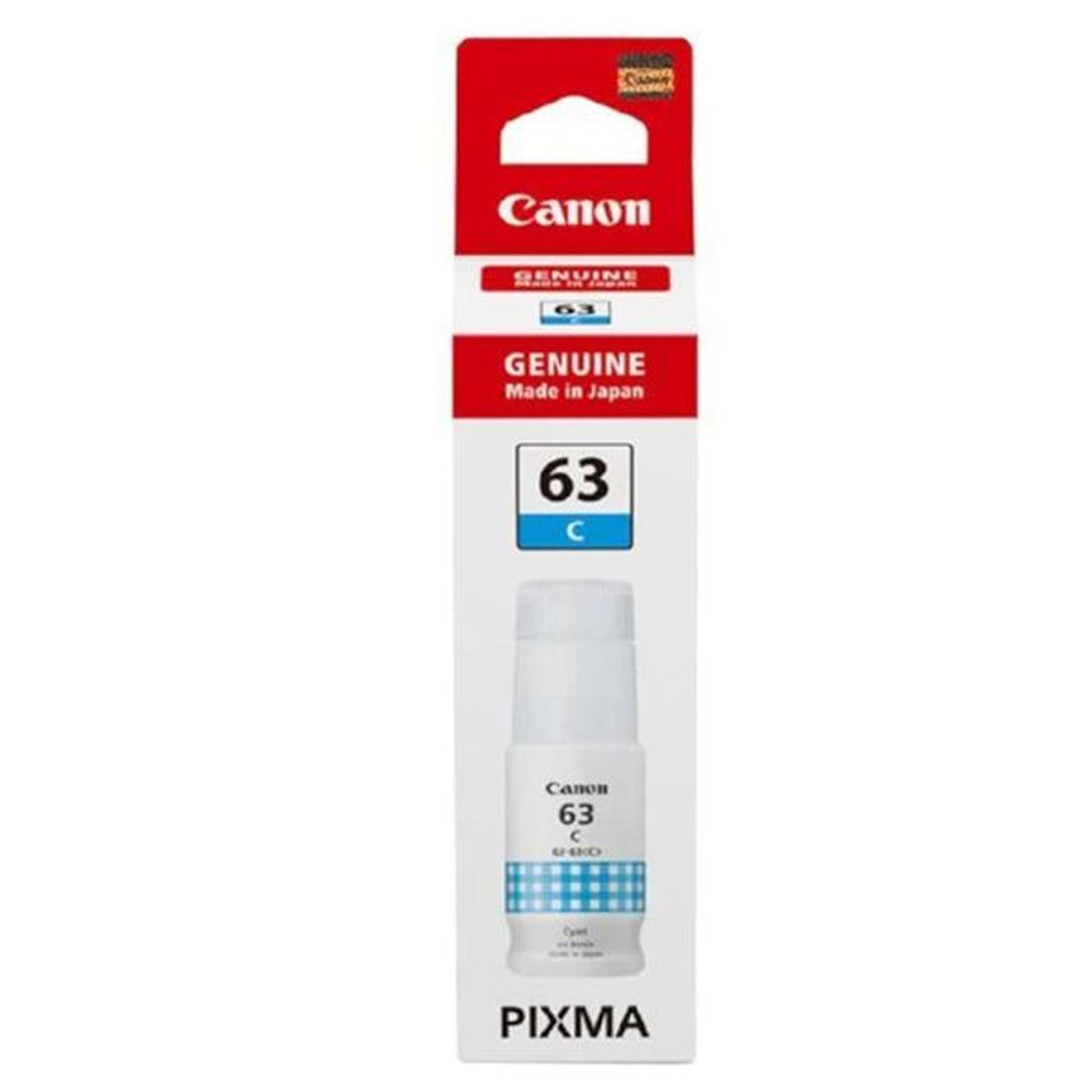 GI63C - Canon GI63C Cyan MegaTank Ink Bottle