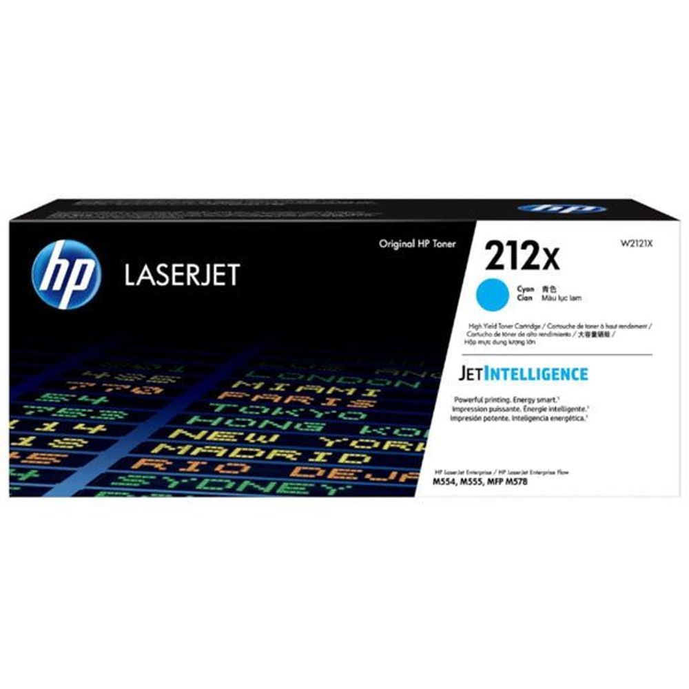 W2121X - HP 212X High Yield Cyan Original LaserJet Toner Cartridge