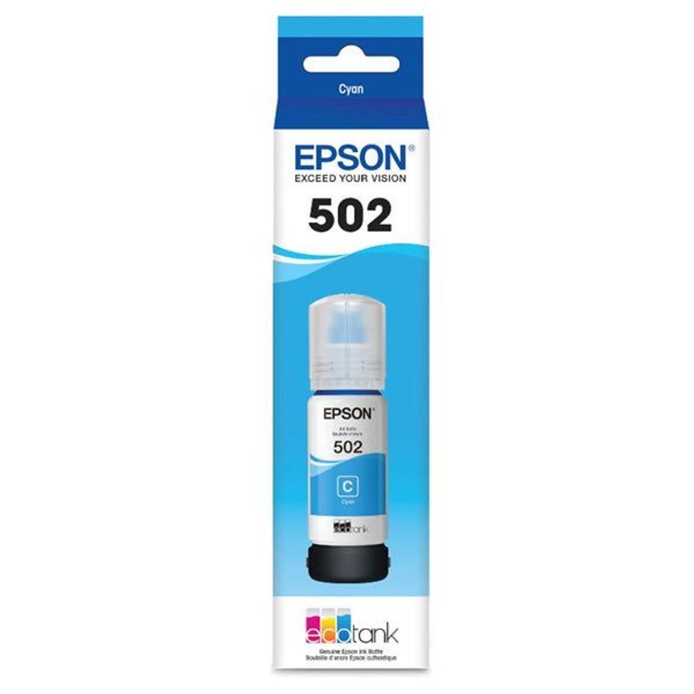 C13T03K292 - Epson T502 Cyan Ink Bottle