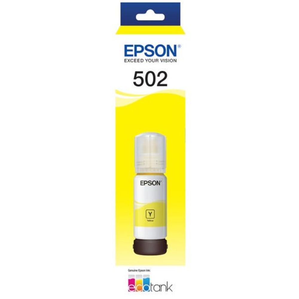 C13T03K492 - Epson T502 Yellow Ink Bottle