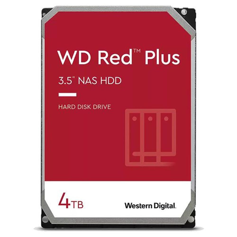 WD40EFPX - WD Red Plus 4TB SATA 3.5" Intellipower 128MB NAS HDD 3Yr Wty.