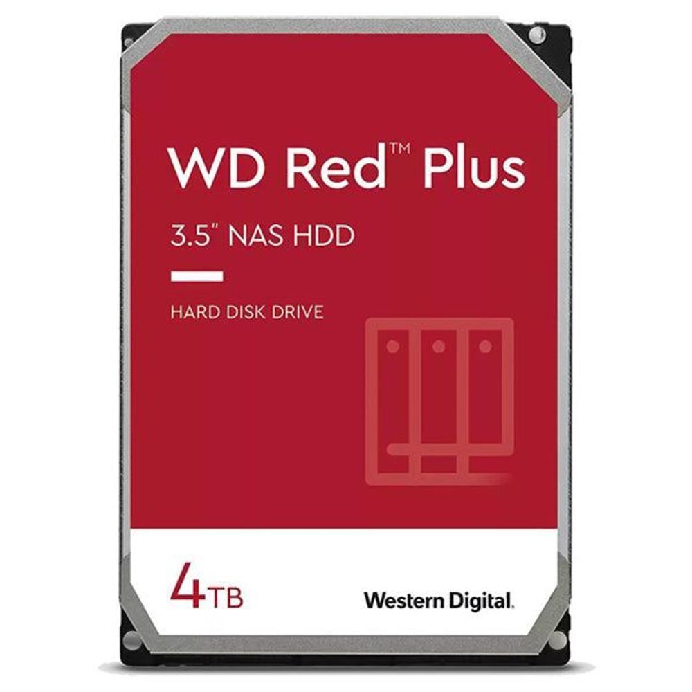 WD40EFPX - WD Red Plus 4TB SATA 3.5" Intellipower 128MB NAS HDD 3Yr Wty.