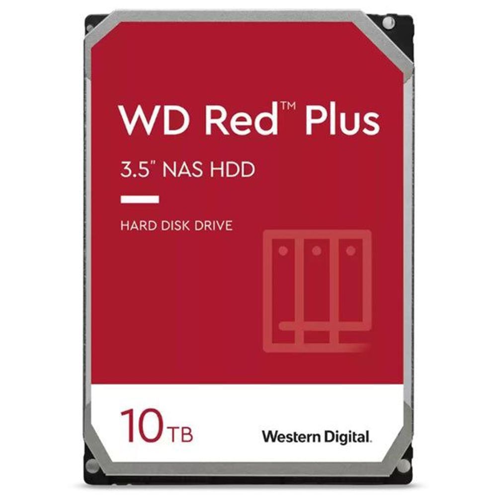 WD101EFBX - WD Red Plus 10TB SATA 3.5" Intellipower 256MB NAS HDD 3Yr Wty.