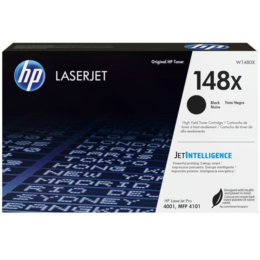 W1480X - HP 148X Black LaserJet Toner Cartridge - High Yield