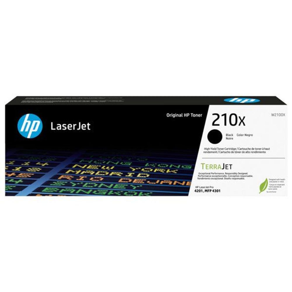 W2100X - HP 210X Black Original LaserJet Toner Cartridge