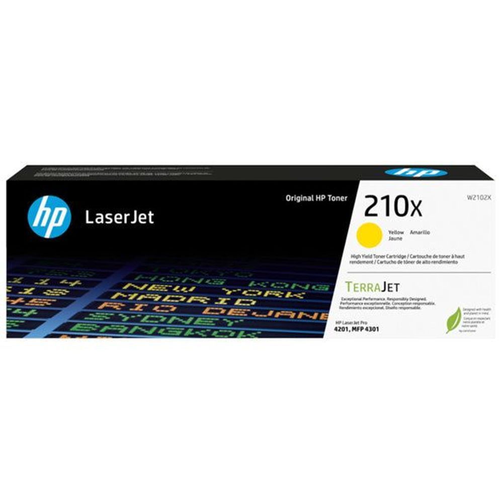 W2102X - HP 210X Yellow Original LaserJet Toner Cartridge