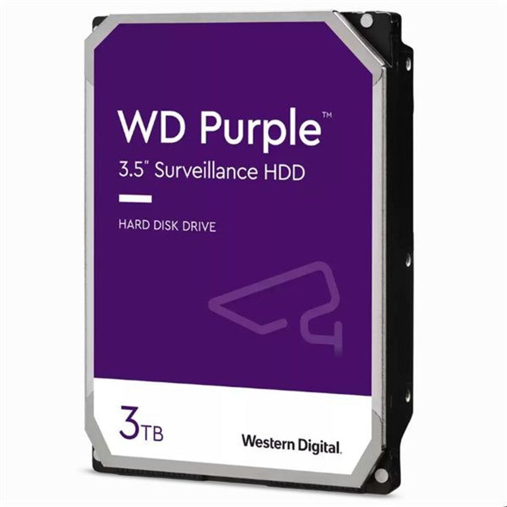 WD33PURZ - WD Purple 3TB SATA 3.5" Intellipower 64MB Surveillance HDD - CMR