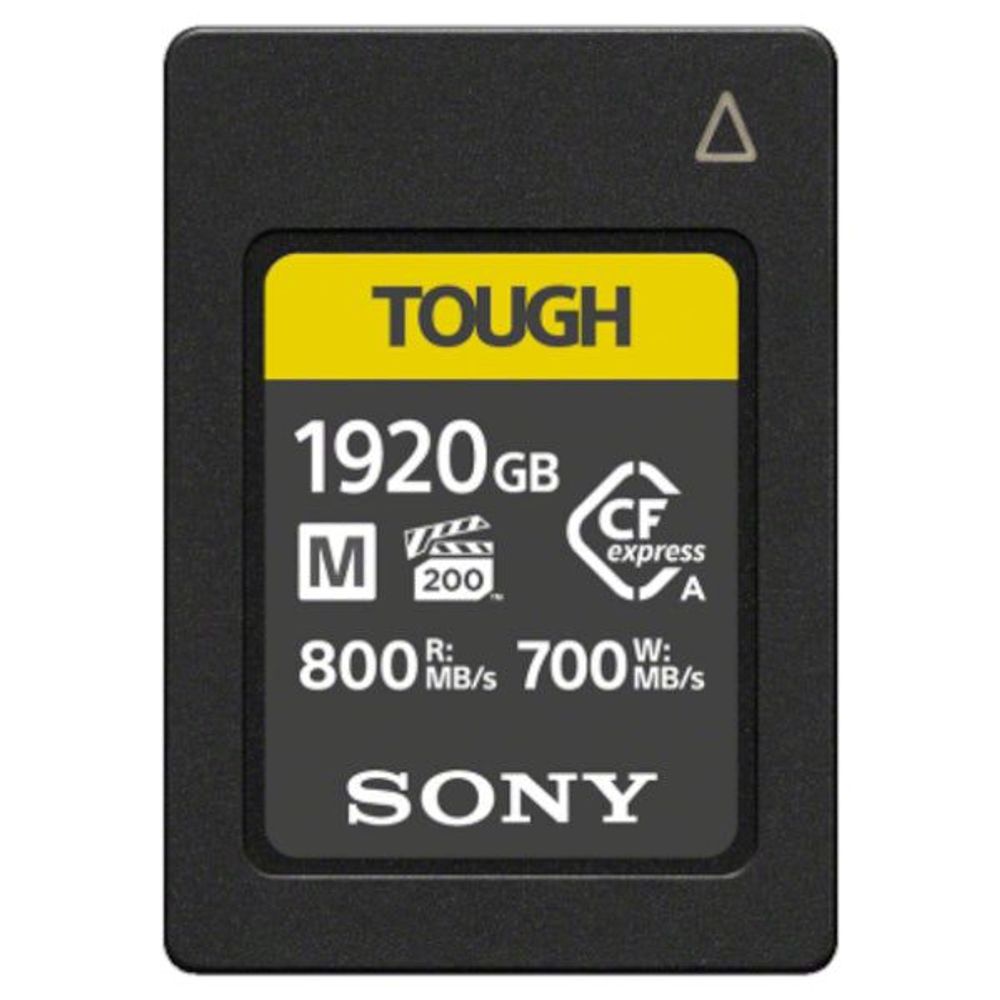 Sony TOUGH CFexpress Type A memory card, 1920GB, black, 800MB/s read 700MB/s write