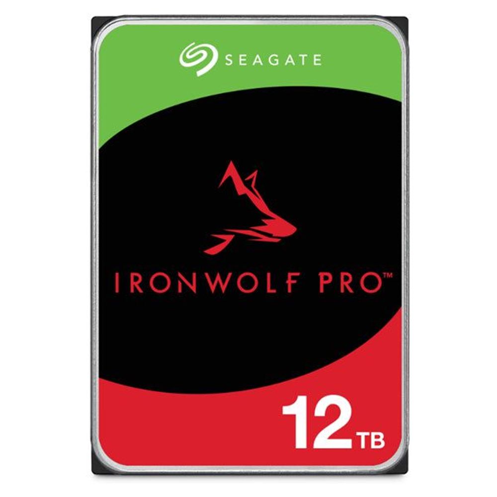 ST12000NT001 - Seagate IronWolf Pro 12TB SATA 3.5" 7200RPM 256MB NAS CMR HDD 5Yr Wty