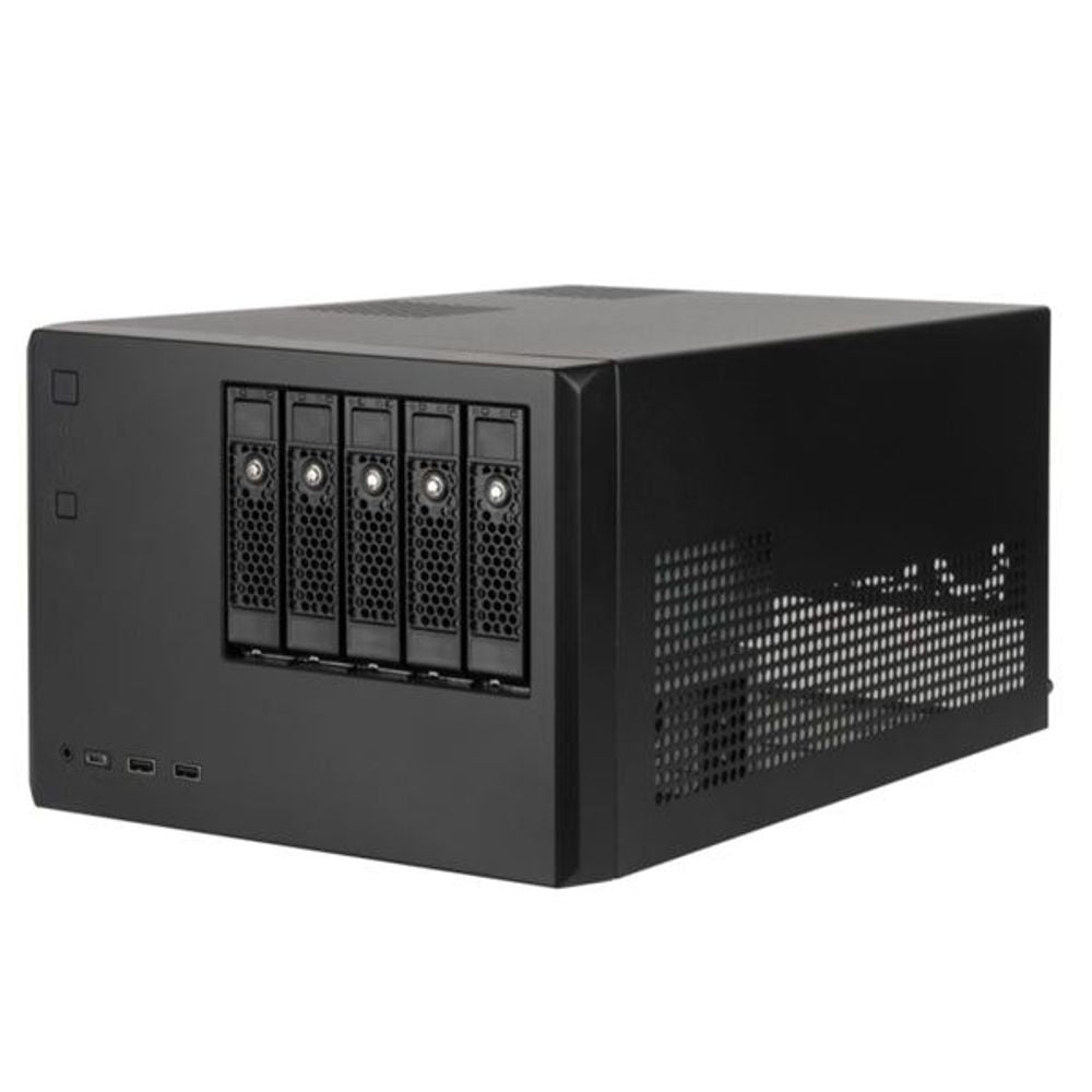 SST-CS351 - SilverStone CS351 mATX Black Storage Desktop with 5 Hotswap Bays