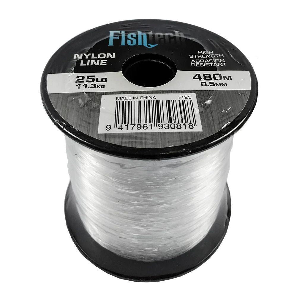 Fish Line Roll Nylon Fishing Line - 25LB - 480m Rolls | TECH SUPPLY SHED