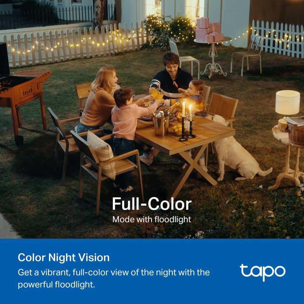 TP-Link Tapo C615F KIT Solar-Powered Floodlight Pan/Tilt Security Camera Kit