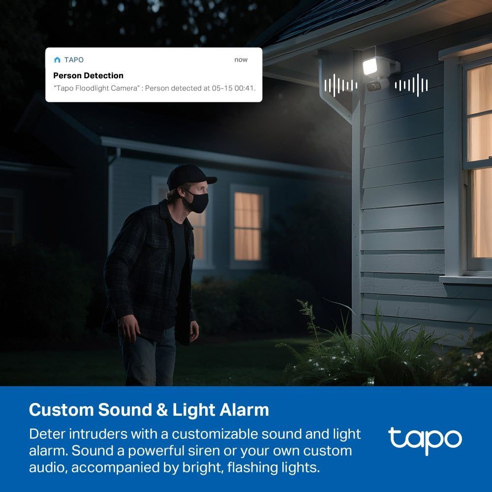 TP-Link Tapo C615F KIT Solar-Powered Floodlight Pan/Tilt Security Camera Kit