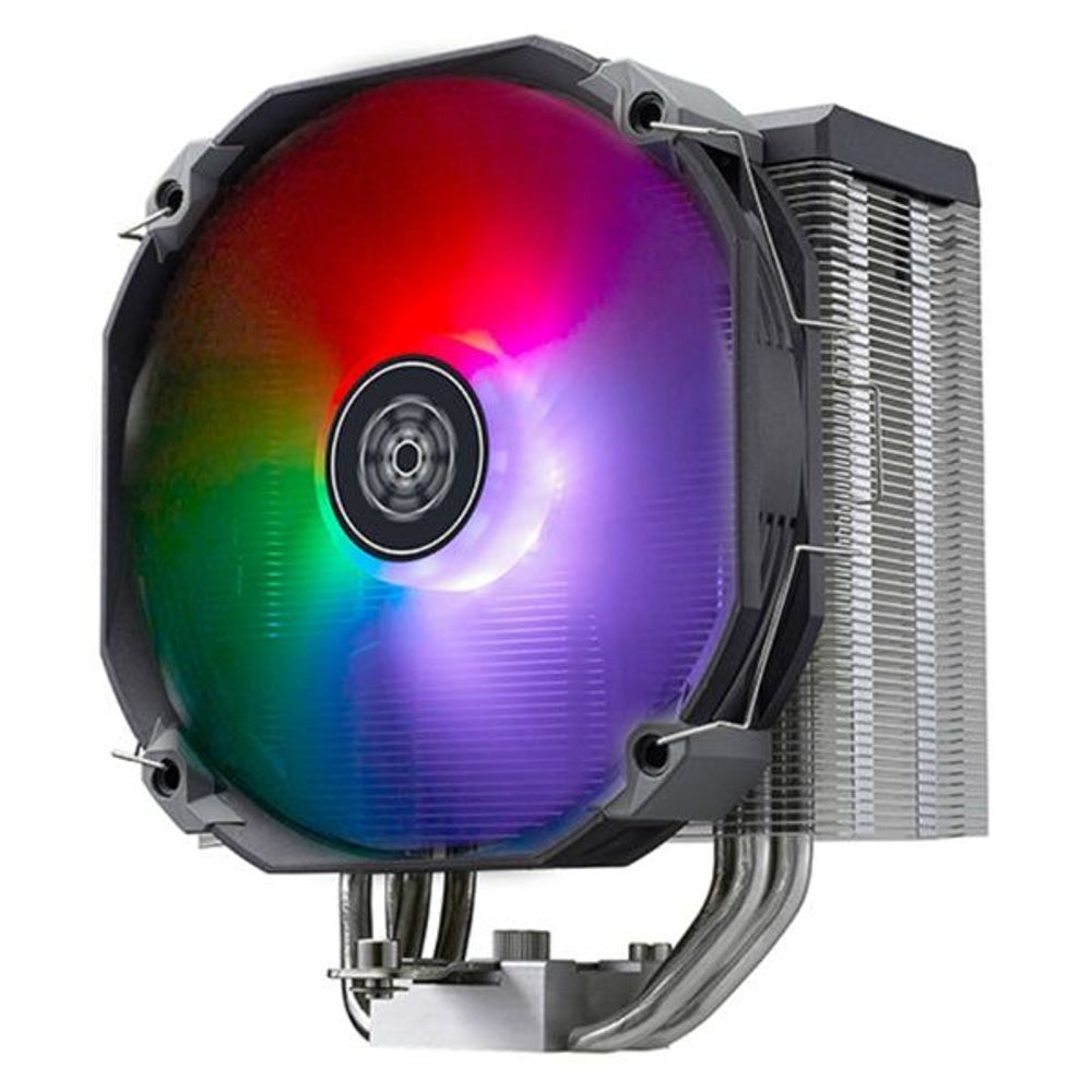 SST-ARV140-ARGB - SilverStone SST-ARV1-ARGB Argon 140mm CPU Cooler - AM4/LGA1200/1700