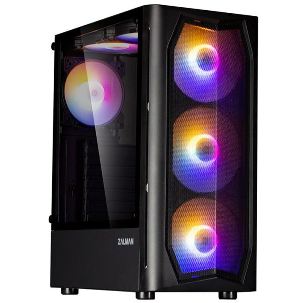 N4 Rev.1 - Zalman N4 Rev.1 ATX Black Mid Tower Case 4x140mm RGB