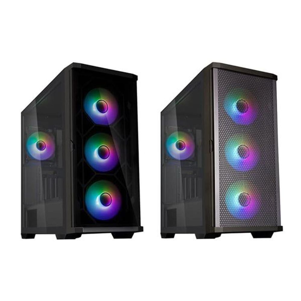 Z10 DUO - Zalman Z10 Duo ATX Mid Tower Case 4x120mm ARGB Black