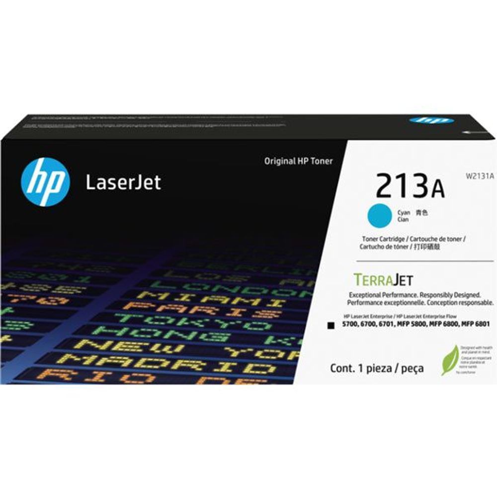 W2131A - HP 213A Cyan Original LaserJet Toner Cartridge