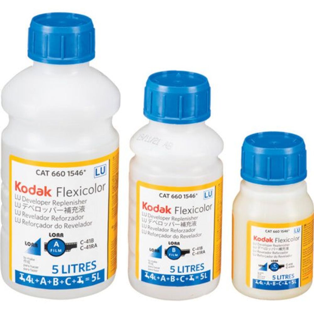 CAT 660 1546 - Kodak Flexicolor Developer Replenisher LORR 5 Litre (Box of 4)