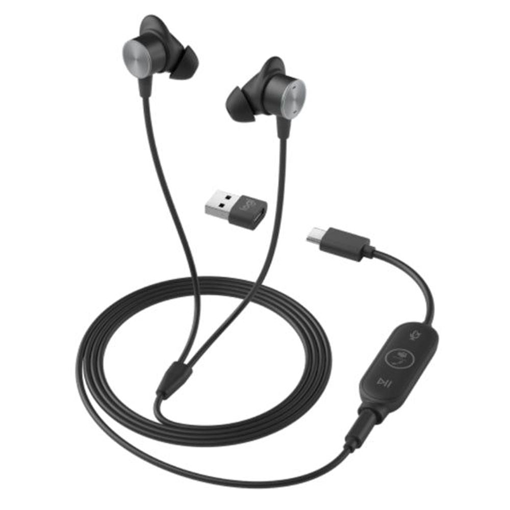 981-001094 - Logitech Zone Wired Earbuds - Teams Business