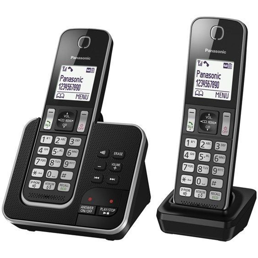 Panasonic Cordless Telephone with Answering Machine 2PK