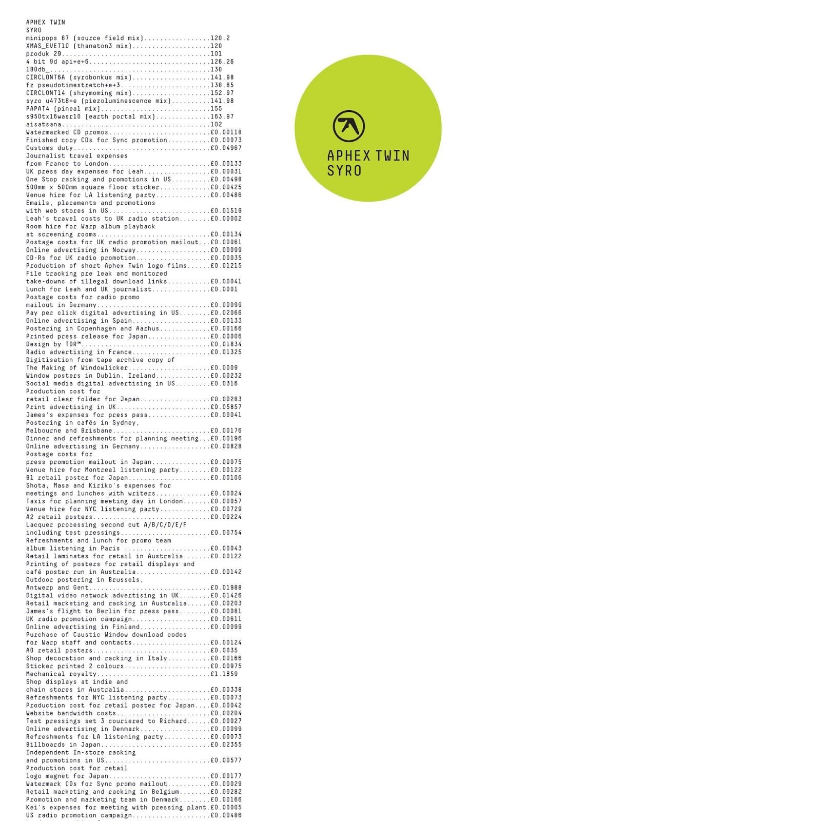 Syro (Vinyl) - By: Aphex Twin