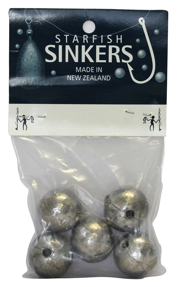 Starfish Ball Sinkers 2oz - QTY 5