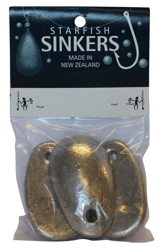 Starfish Spoon Sinkers 2oz - Qty 4