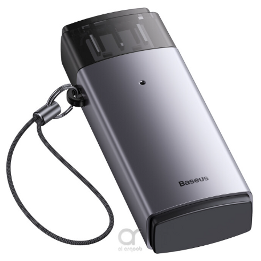 BAS08194 - Baseus Lite Series USB-A to SD/TF Card Reader Grey