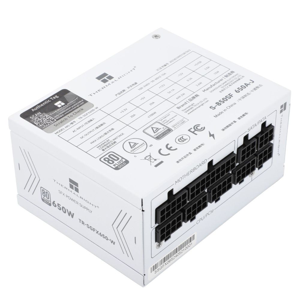 Thermalright TR-SGFX 650 80+ Gold modular PSU, ATX 3.1
