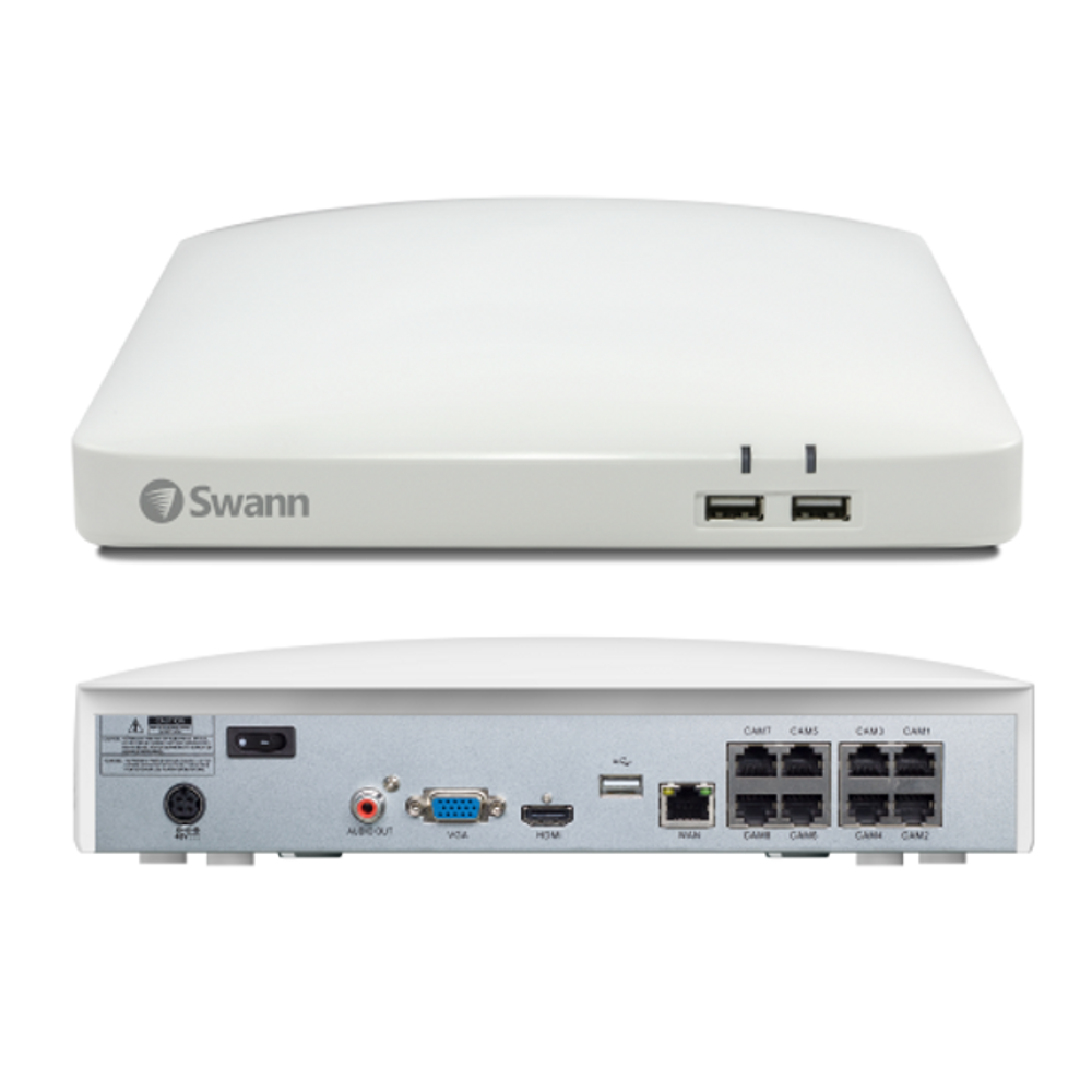 Swann NVR8-8780W 4K/2TB/4xNHD-900BE Bullet 4K Pro Series Enforcer IP Digital still image v