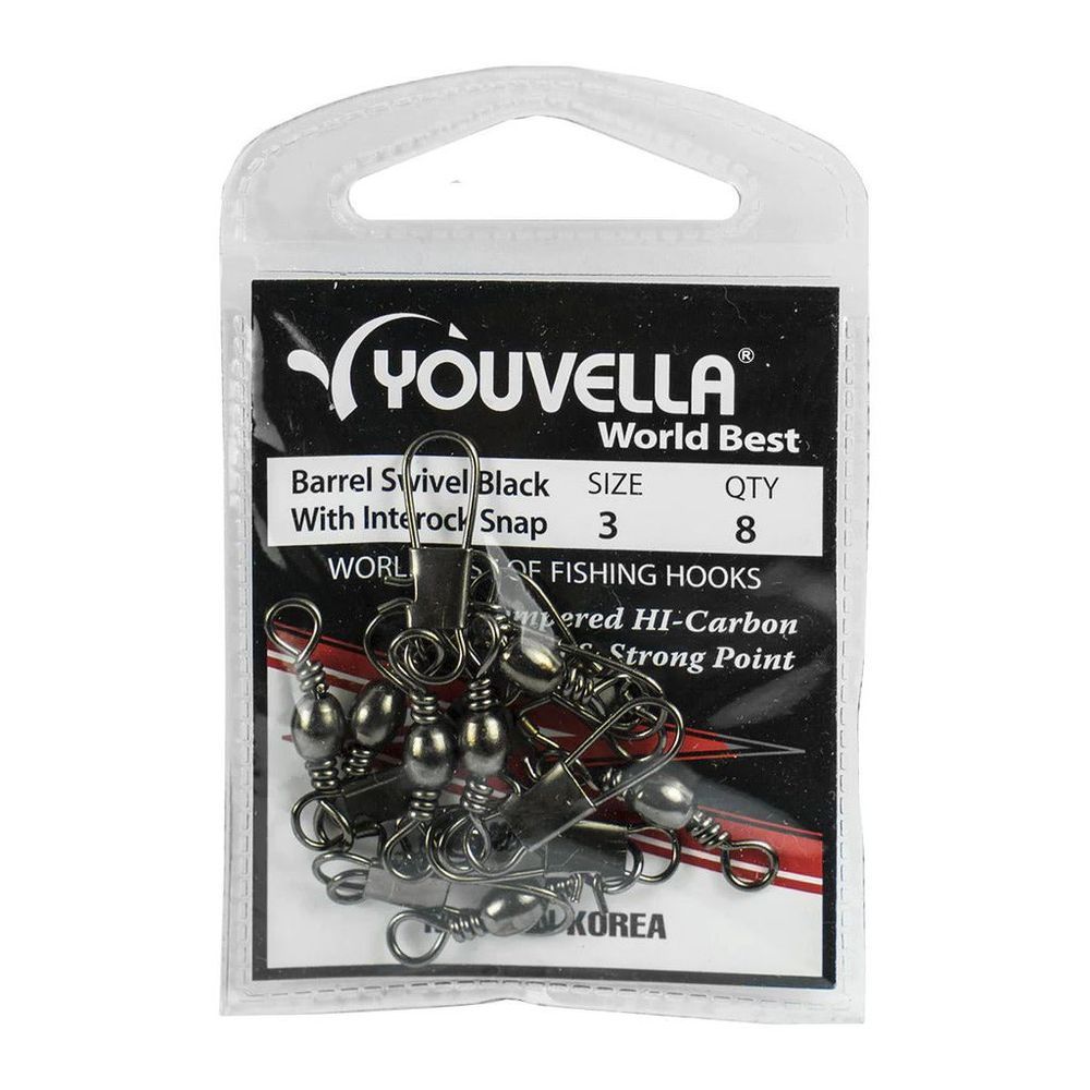 Youvella Swivel Snap #3 (8 per pack)