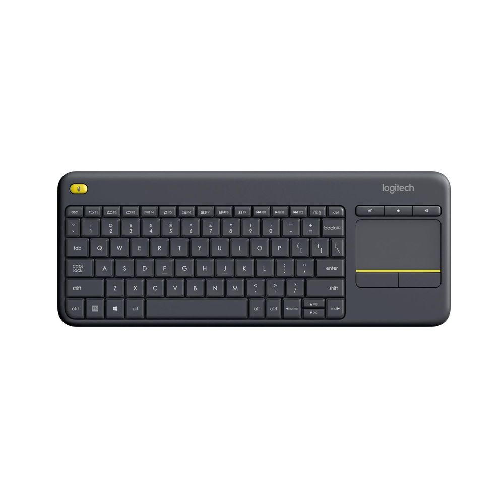 Logitech K400 Plus Wireless Touch Keyboard (Black)