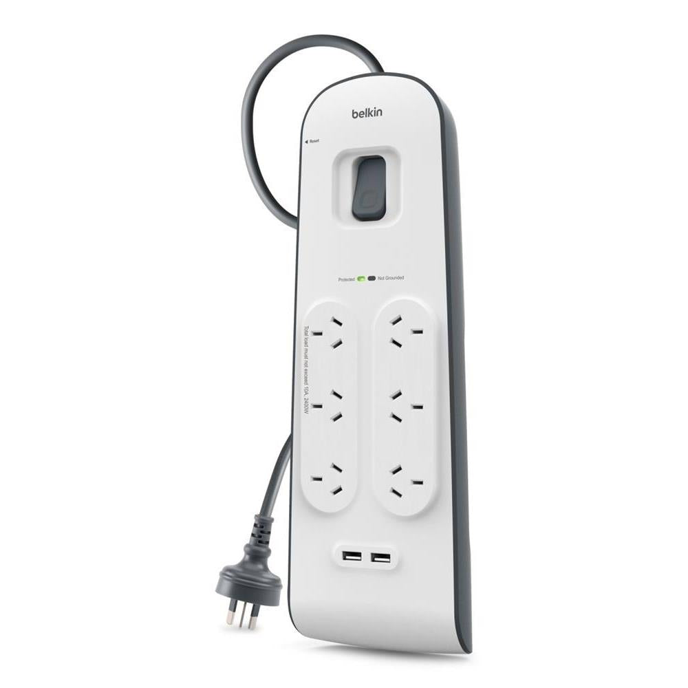 Belkin SurgePlus 2.4 Amp USB Charging Surge Protection Strip (6-outlet)