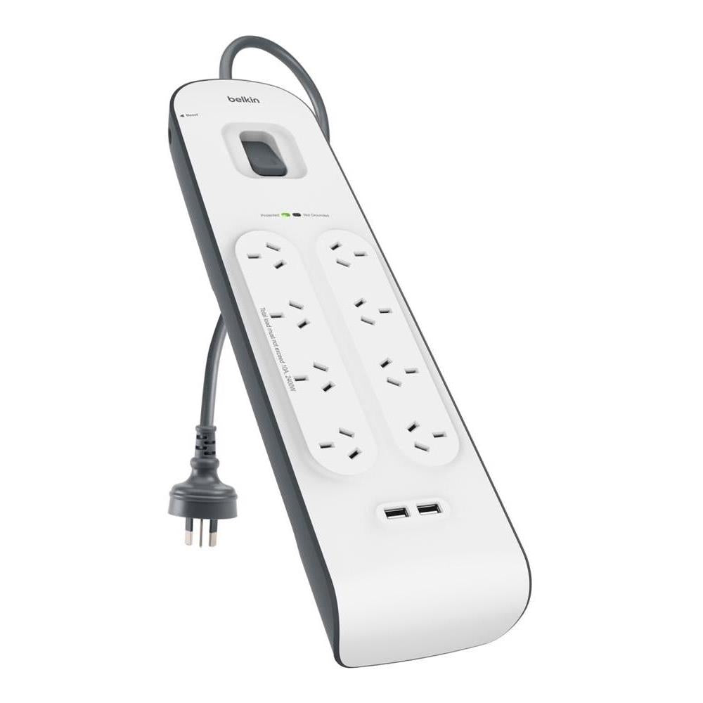 Belkin SurgePlus 2.4 Amp USB Charging Surge Protection Strip (8-outlet)