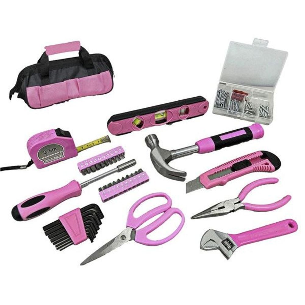 TD2902 - 131 Piece Tool Bag Kit Pink/Black