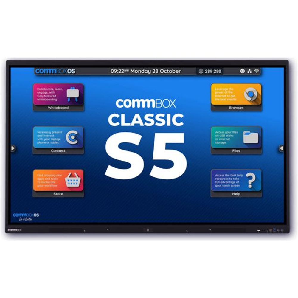 CommBox Interactive Classic S5 65" 4k Touchscreen