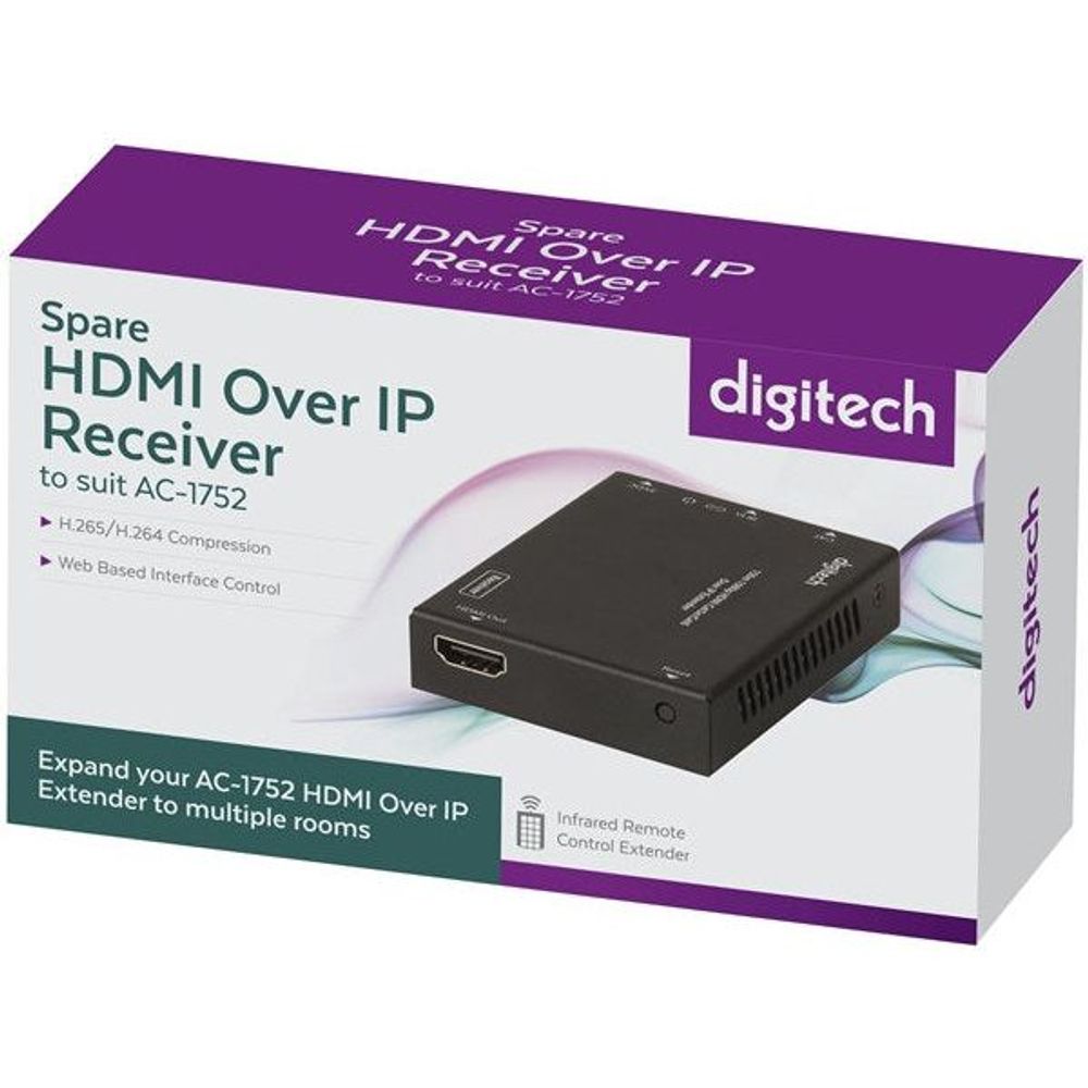 AC1753 - Digitech Spare HDMI Over IP Receiver to suit AC1752