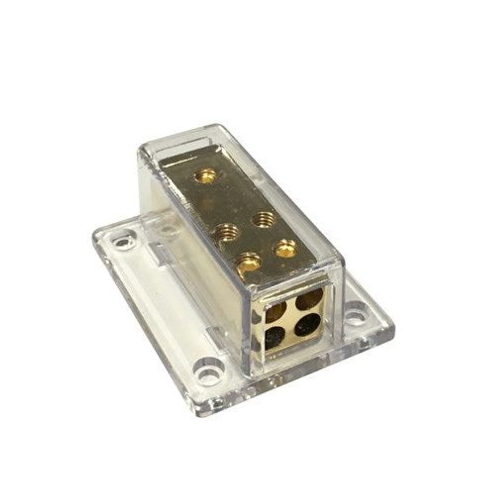 HC4020 - Gold Power Distribution Block - 1 in 4 out