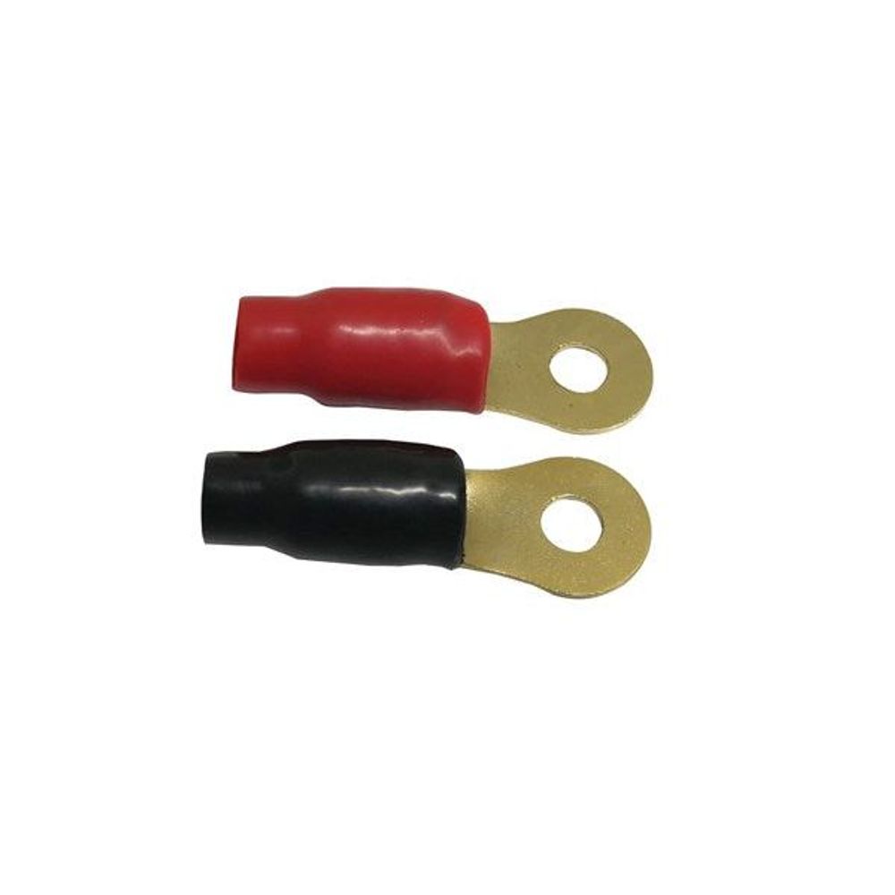 PT4566 - Red and Black Forked Spade Terminals - Pack