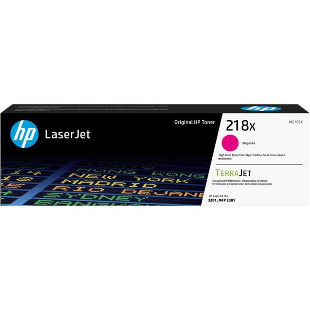 HP 218X High Yield Magenta Original LaserJet Toner Cartridge