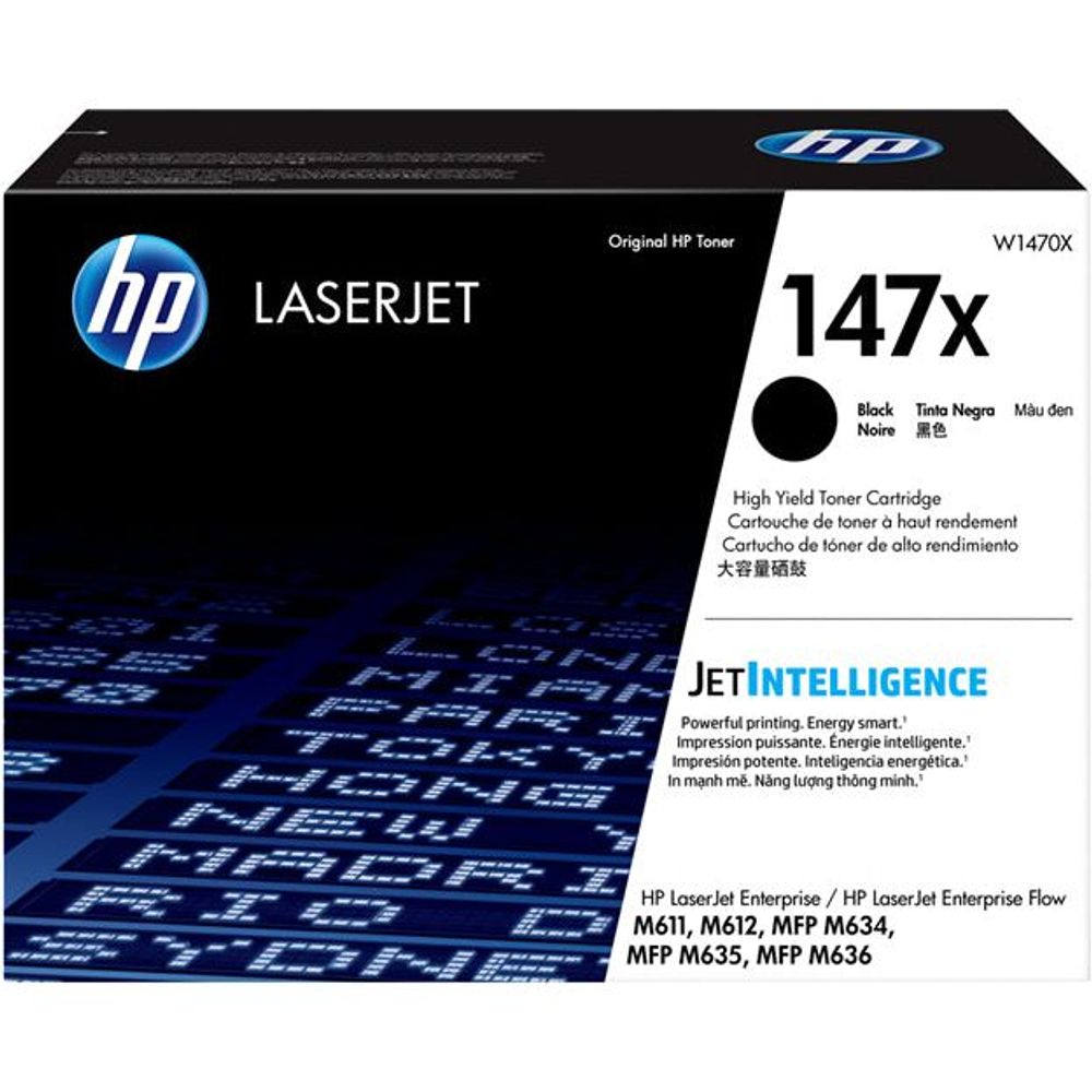 HP 147X High Yield Black Toner Cartridge