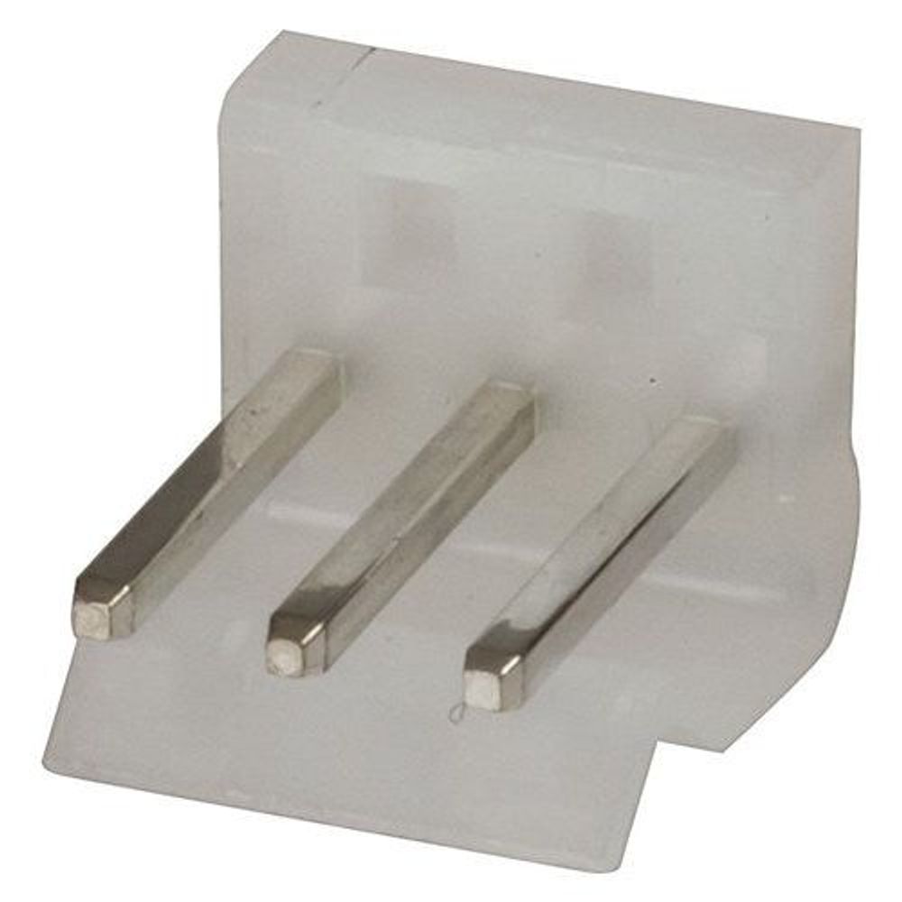 HM3443 - 3 Pin 0.156in Straight Locking Header with crimp pins - 3.96mm Pitch