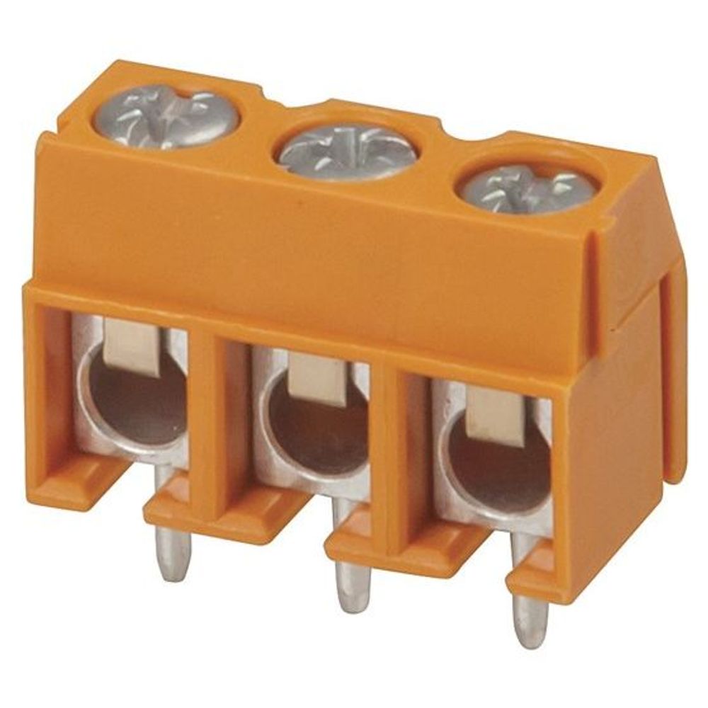 HM3132 - 3 Way 5.08mm Weidmuller PCB Mount Screw Terminal